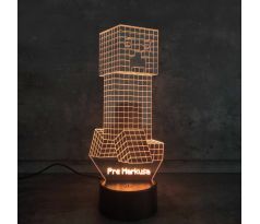 3D Lampa Minecraft