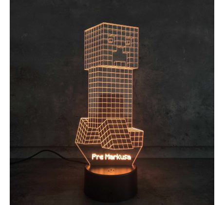 3D Lampa Minecraft